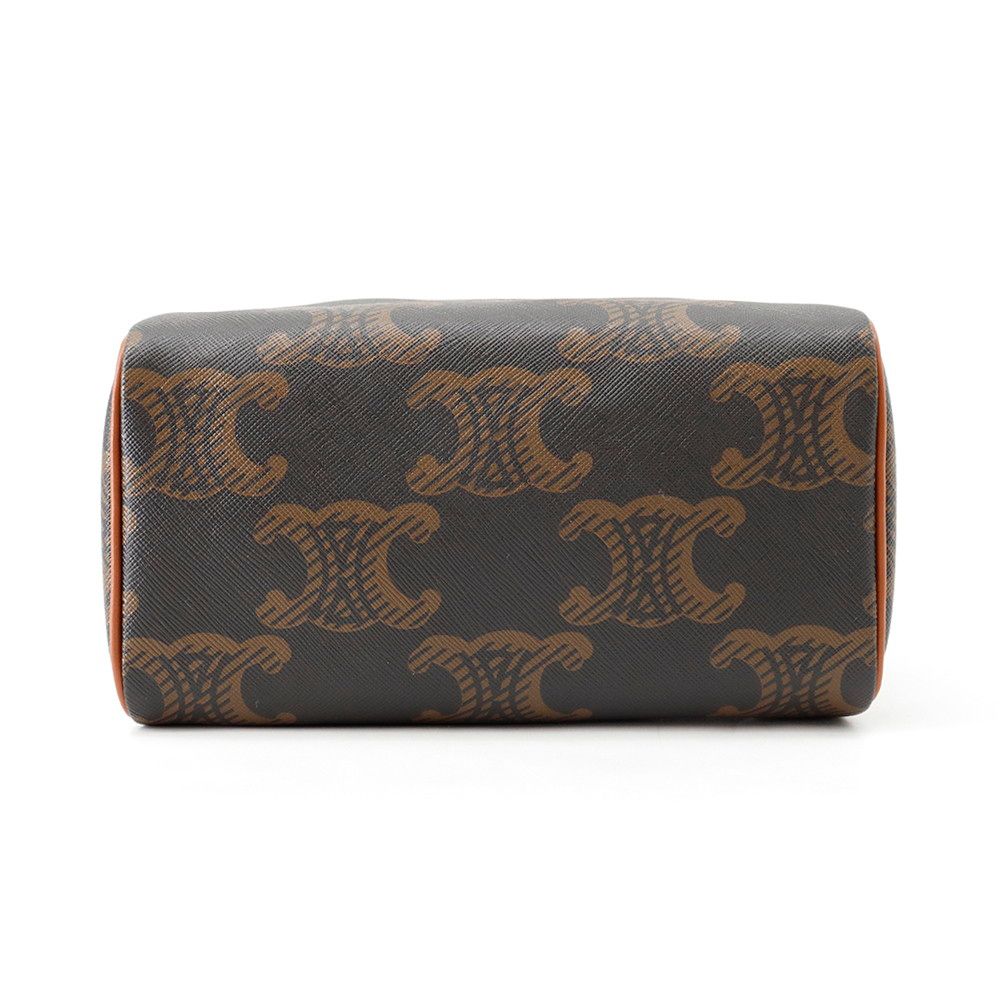 Celine Triomphe Small Boston Leather 2-Way Shoulder — view 3