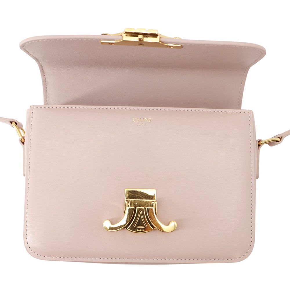 Celine Shoulder Bag Teen Triomphe Leather — view 5