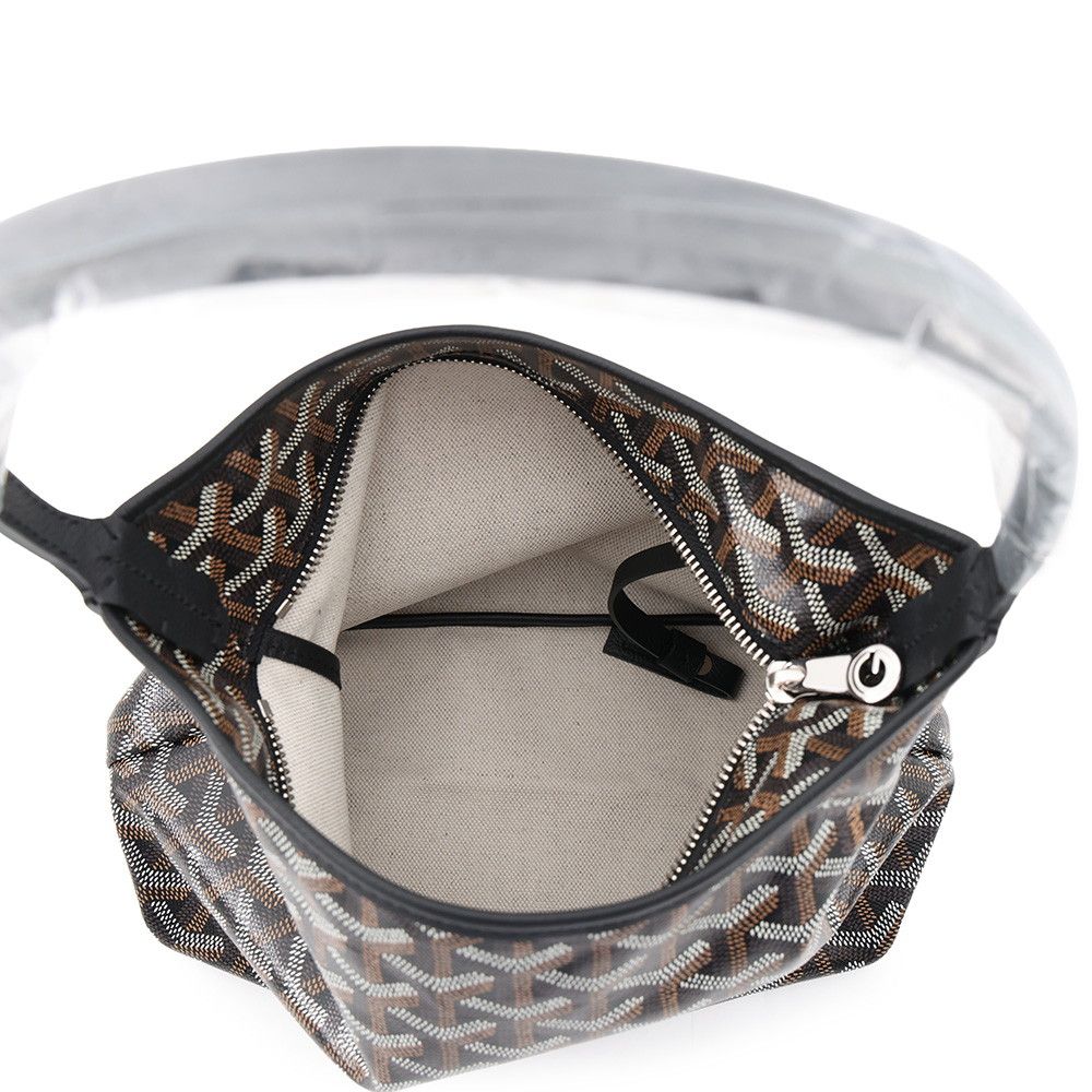 Goyard Boheme Hobo Mini Bag Leather Black with Pouch — view 5