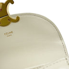 Celine Mini Besace Clair Patent 2-Way Shoulder Bag White — view 8