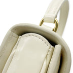 Celine Mini Besace Clair Patent 2-Way Shoulder Bag White — view 7