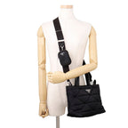 Prada Handbag Small Padded Re-Nylon Tote Nylon 2-Way Shoulder Black — view 5