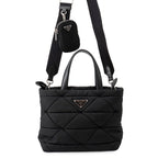 Prada Handbag Small Padded Re-Nylon Tote Nylon 2-Way Shoulder Black