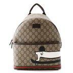 Gucci Backpack Children's Dog GG Supreme Leather Kids Euan Roberts