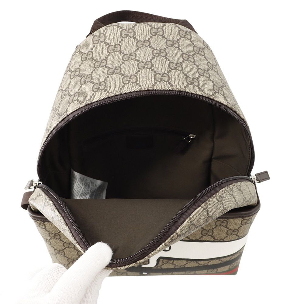 Gucci Backpack Children's Dog GG Supreme Leather Kids Euan Roberts — view 5