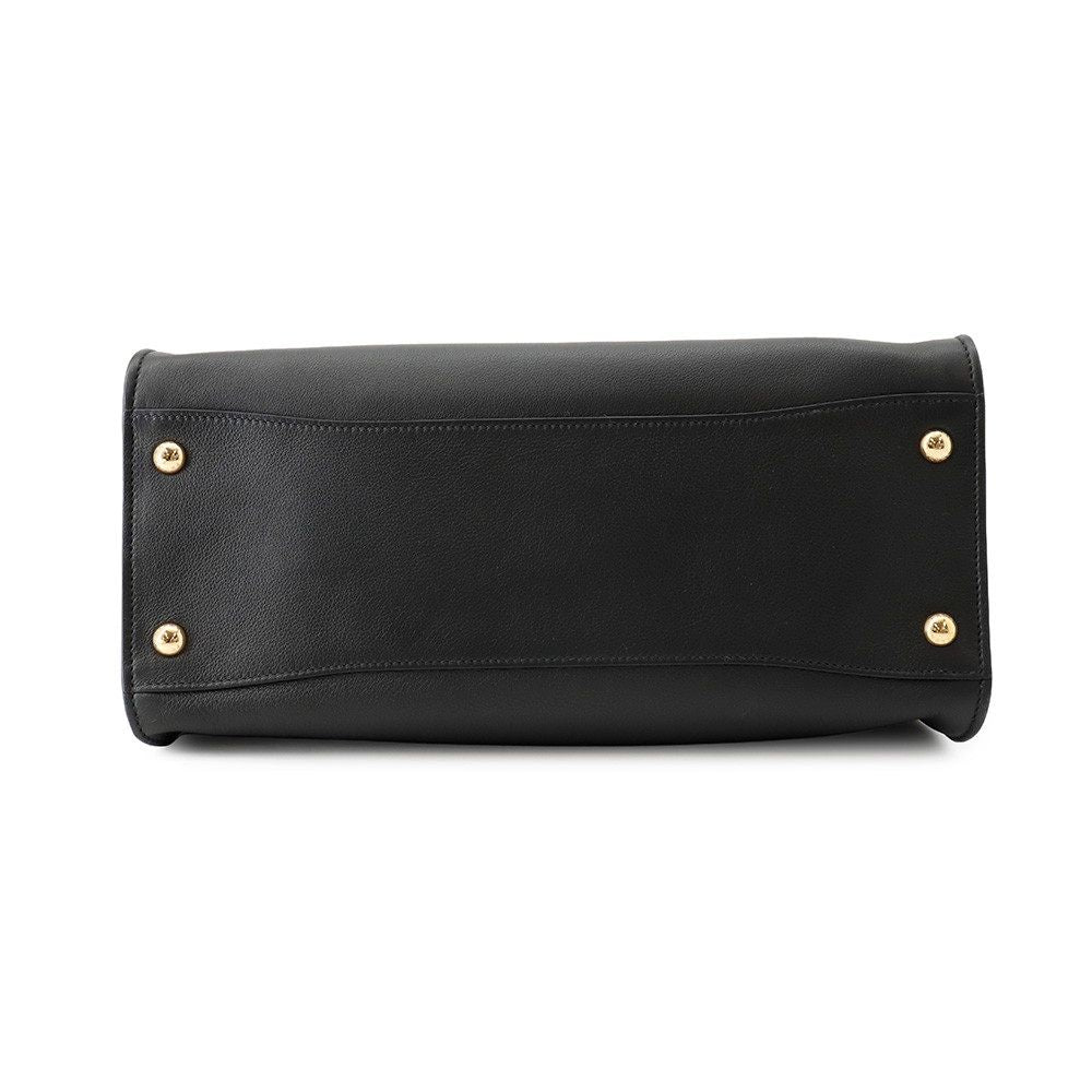 Prada Tote Logo Leather Black — view 3