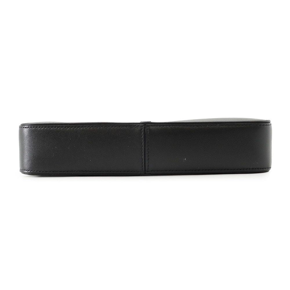 Celine Shoulder Bag Logo Leather Black — view 3