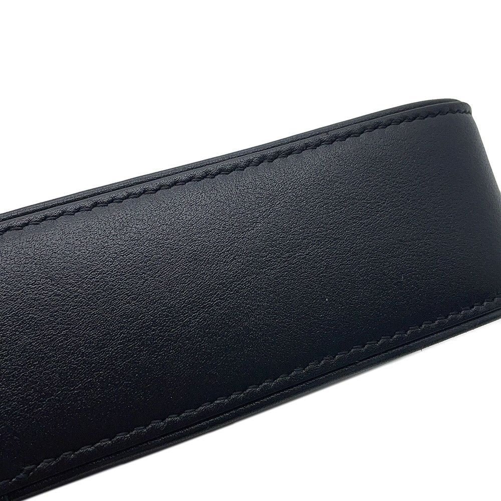 Celine Shoulder Bag Logo Leather Black — view 7