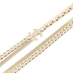 Chanel Necklace CC Logo Rhinestone 25 — view 2