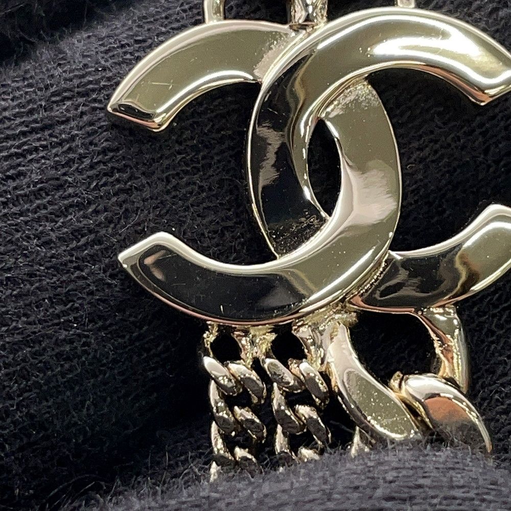 Chanel Necklace CC Logo Rhinestone 25 — view 6