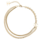 Chanel Necklace CC Logo Rhinestone 25 — view 3