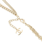Chanel Necklace CC Logo Rhinestone 25 — view 5