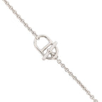 Hermes Necklace Maillon Deep Dune Silver Black White — view 5