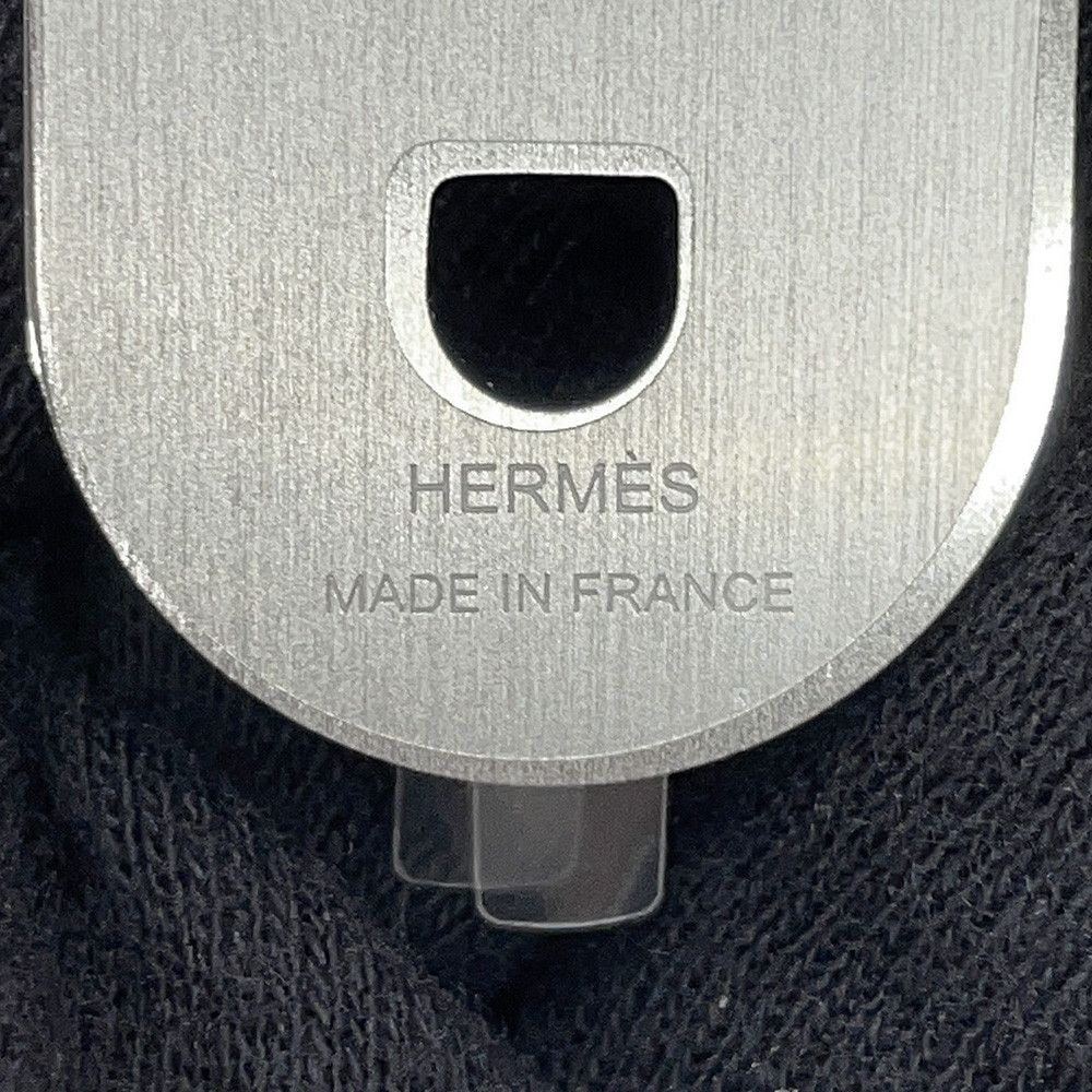 Hermes Necklace Maillon Deep Dune Silver Black White — view 7