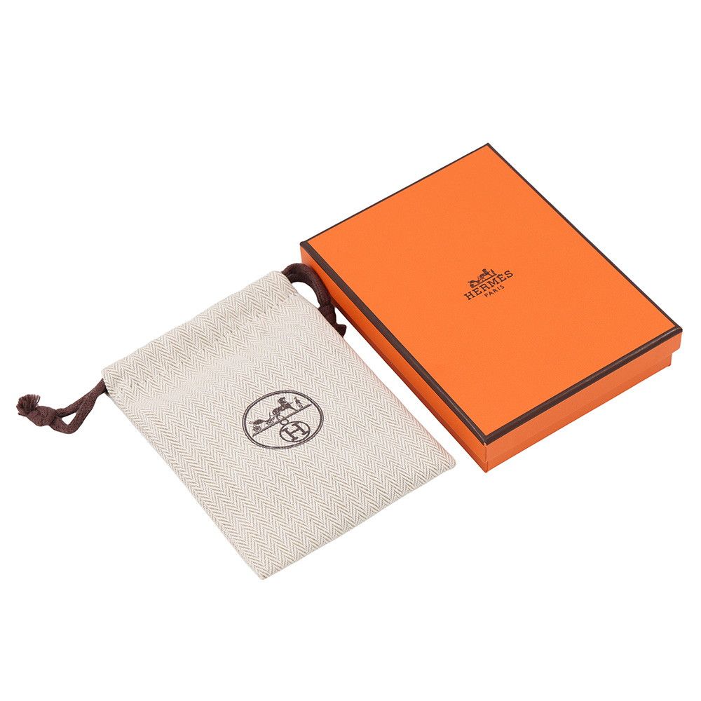 Hermes Necklace Maillon Deep Dune Silver Black White — view 8
