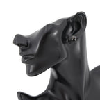 Hermes Earrings Mini Pop Black Silver — view 4