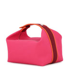 Hermes Pouch Bride-a-Brac GM Hibiscus Silver Canvas Case — view 2