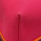 Hermes Pouch Bride-a-Brac GM Hibiscus Silver Canvas Case — view 8
