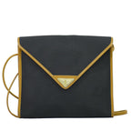 Saint Laurent Eve Sanro Run YSL Shoulder Bag Pochette Black Second
