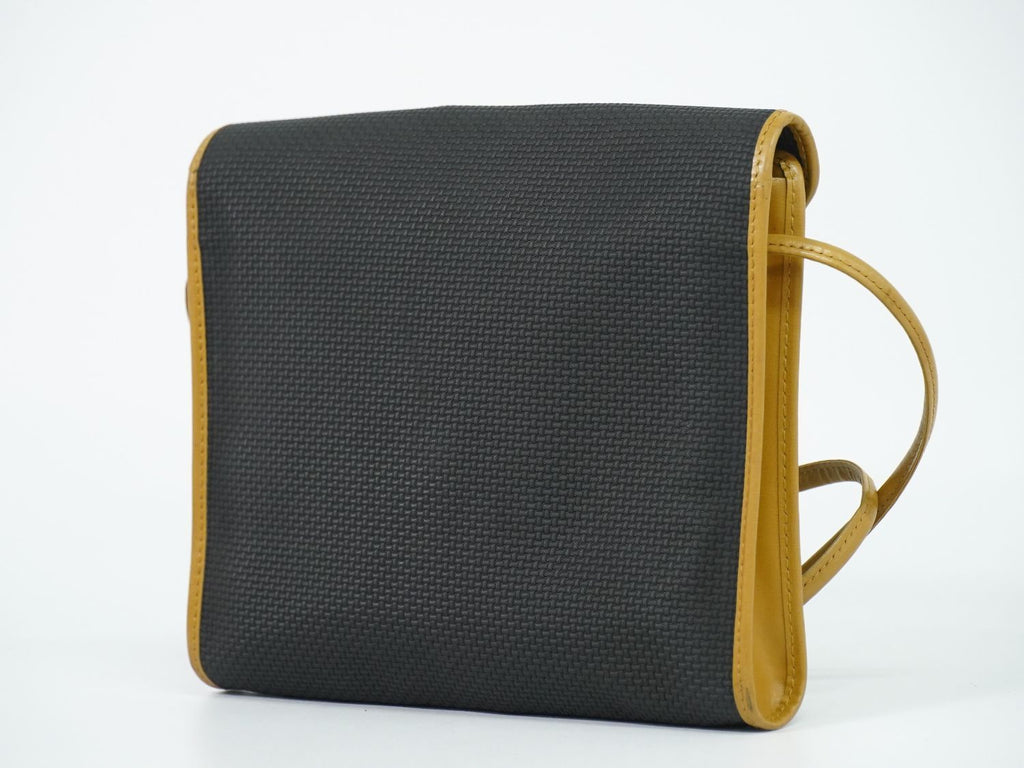 Saint Laurent Eve Sanro Run YSL Shoulder Bag Pochette Black Second — view 2