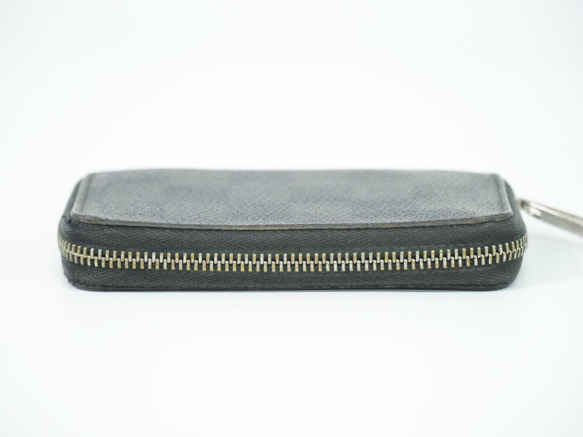 Louis Vuitton LV Zippy Coin Purse Damier Graphite Case Black Gray Wallet Second — view 5