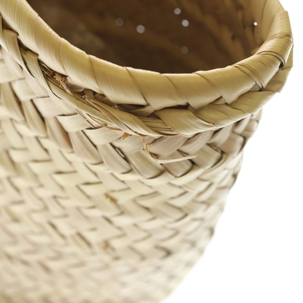 Loewe Anagram Handbag Bag Beige Brown Leather Raffia — view 6