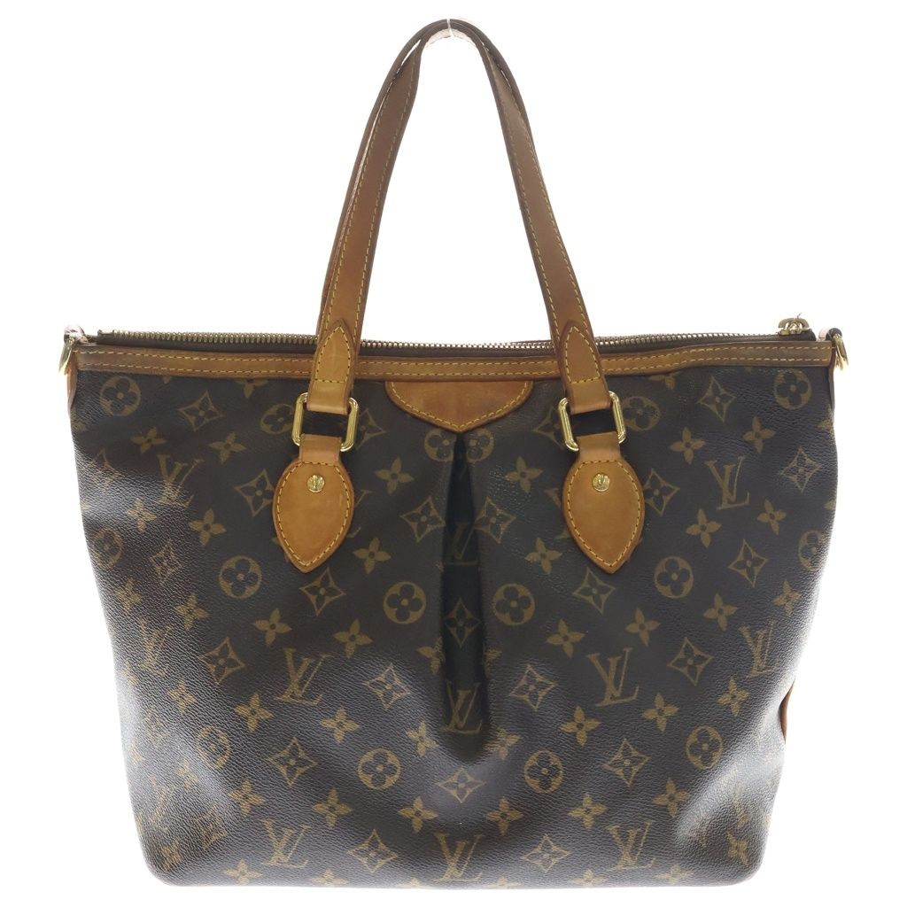 Louis Vuitton Palermo PM Handback 2-Way Shoulder Back Monogram Leather Brown — view 2