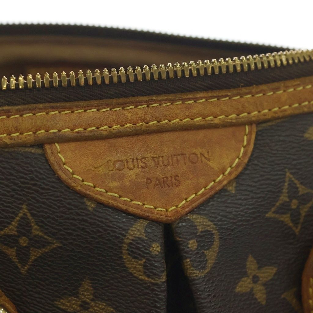 Louis Vuitton Palermo PM Handback 2-Way Shoulder Back Monogram Leather Brown — view 8
