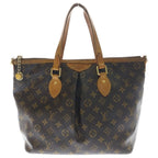 Louis Vuitton Palermo PM Handback 2-Way Shoulder Back Monogram Leather Brown