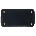 Prada Canapa Tote Back Handback Canvas Black — view 4