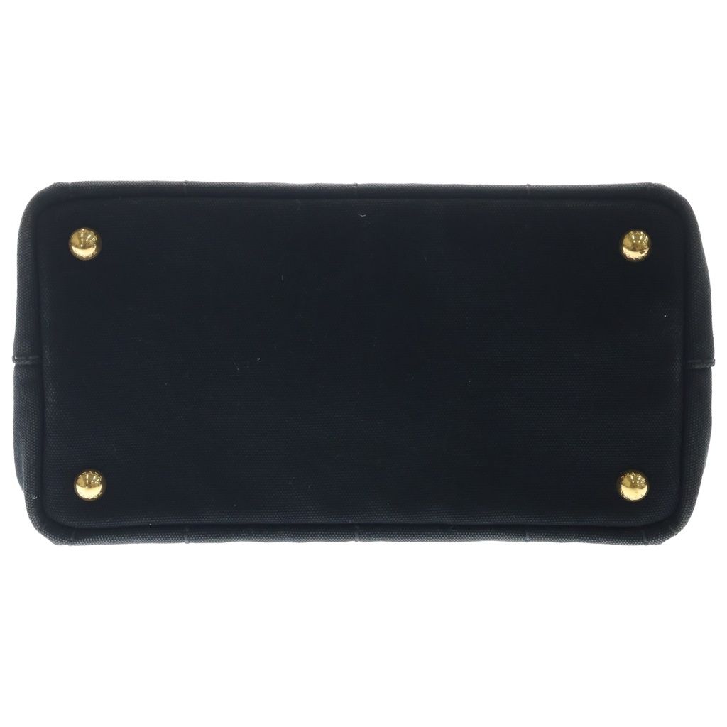 Prada Canapa Tote Back Handback Canvas Black — view 4
