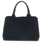 Prada Canapa Tote Back Handback Canvas Black — view 2