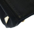 Prada Canapa Tote Back Handback Canvas Black — view 5