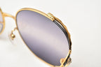 Gucci Sunglasses Round Gold Black Gradient Lens Eyewear — view 8