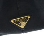 Prada Canapa Tote Back Handback Canvas Black — view 7