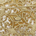 Chanel Camellia Shell Bro Pin White Gold Brooch — view 6
