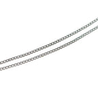 Celine Triomphe Rhinestone Pendant Chain Silver — view 6