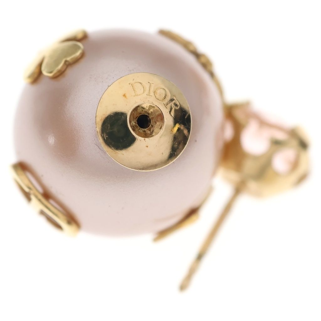 Dior Bar Earrings Pearl Pink Gold Earring — view 5