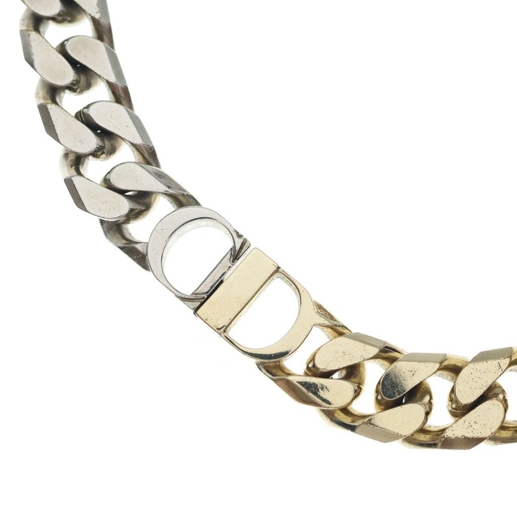 Dior CD Icon Chain Necklace Gold Silver