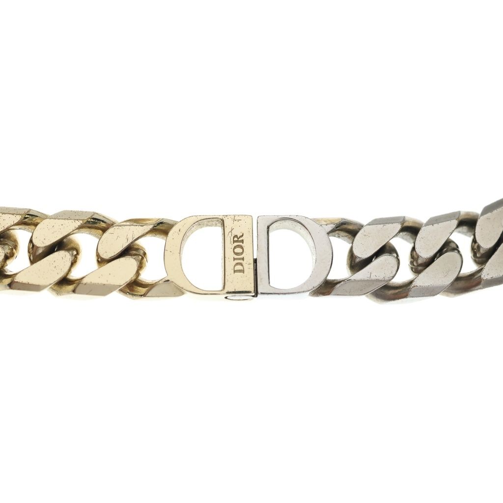 Dior CD Icon Chain Necklace Gold Silver — view 5