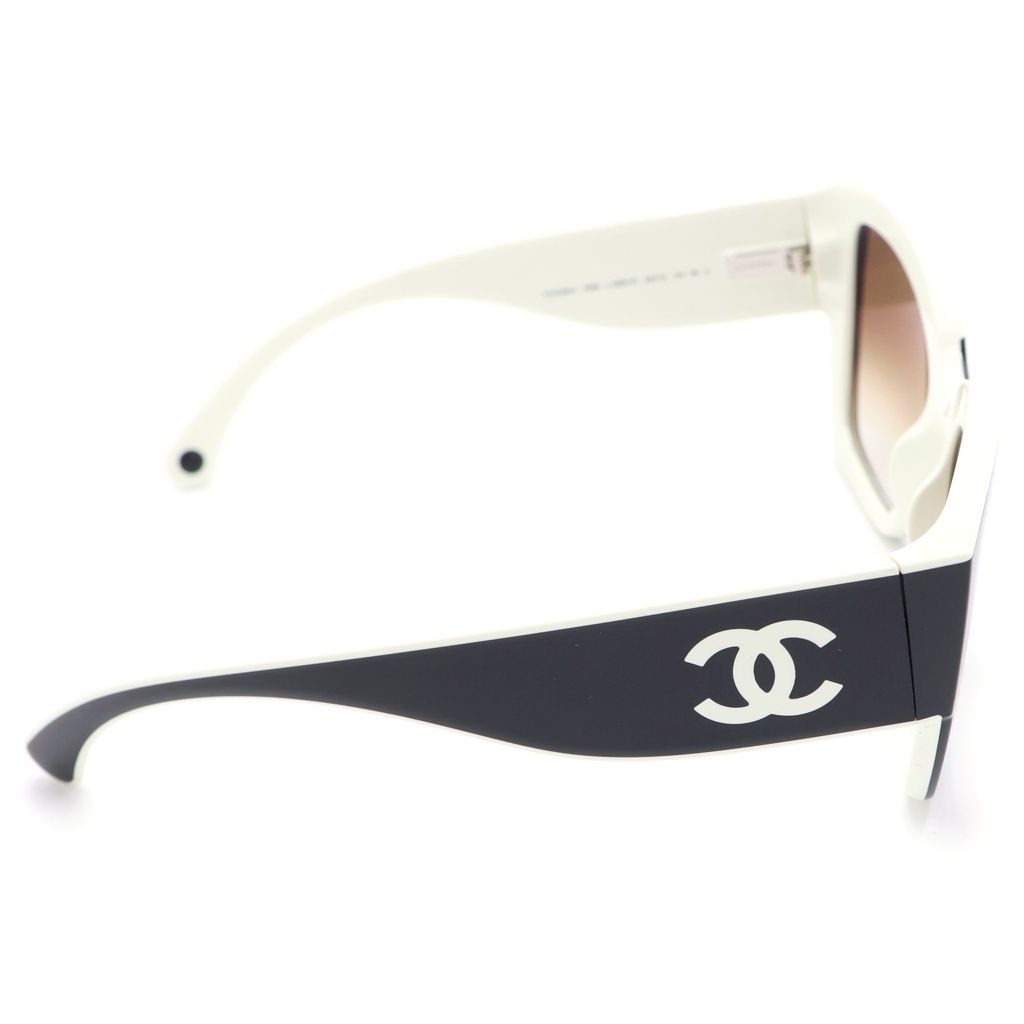 Chanel CC Logo Sunglasses Eyewe 53 19 White Eyewear — view 3