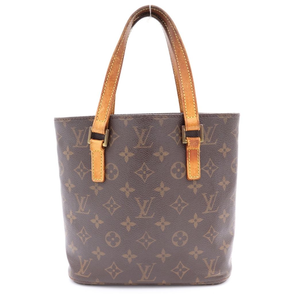 Louis Vuitton Monogram Vavin PM Handbag Brown Leather Gold