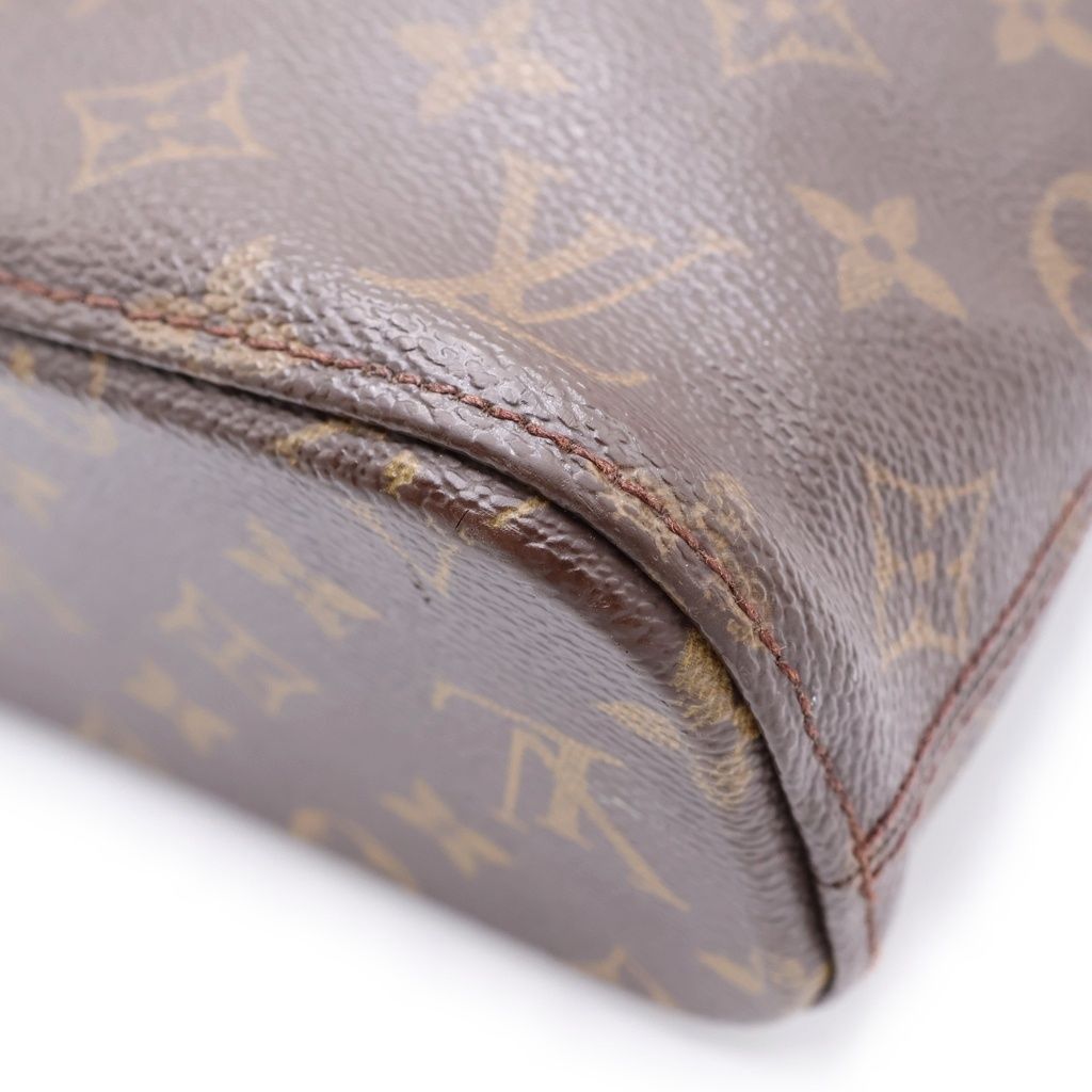 Louis Vuitton Monogram Vavin PM Handbag Brown Leather Gold — view 5