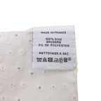 Hermes Carre 70 Brid Shu Silk Scarf White — view 5