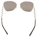 Chanel Sunglasses Eyewe 59 16 Brown Gold Eyewear — view 2