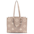 Louis Vuitton Empreinte On The Go MM Handbag Beige Leather Gold