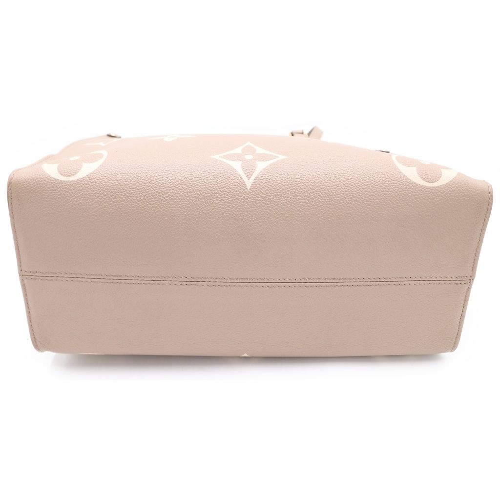 Louis Vuitton Empreinte On The Go MM Handbag Beige Leather Gold — view 4