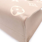 Louis Vuitton Empreinte On The Go MM Handbag Beige Leather Gold — view 5