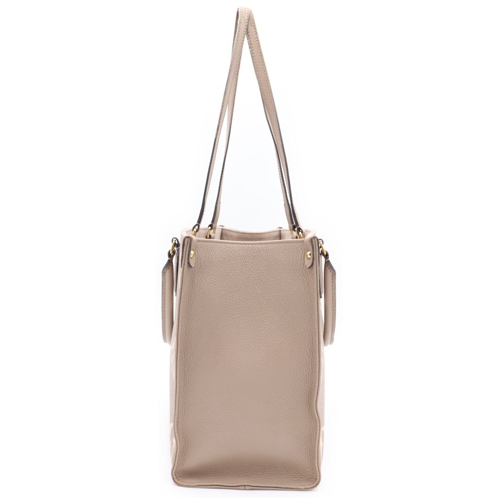 Louis Vuitton Empreinte On The Go MM Handbag Beige Leather Gold — view 3