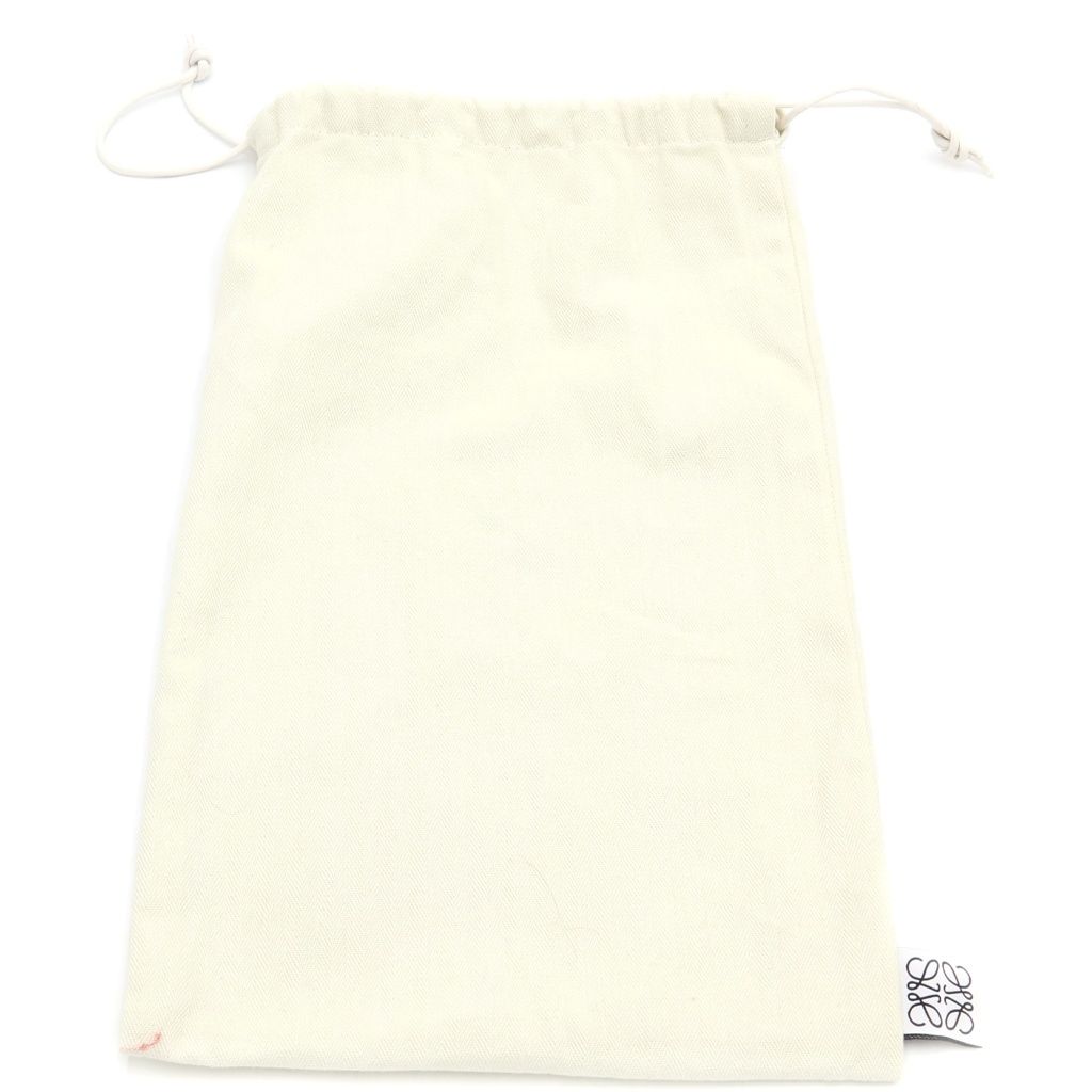 Loewe Raffia Drawstring Pocket Anagram Mini Shoulder Bag Beige Raffia — view 8